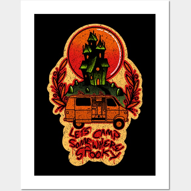 Spooky vanlife Wall Art by Tofuvanman